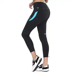 Fahrradhose Damen Santic Gepolstert Lang Radhose Damen Lang