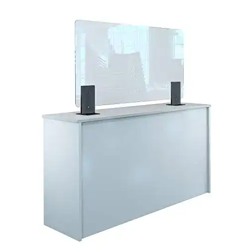 Spuckschutz 120×60 Rulopak Thekenaufsteller Trennwand klar