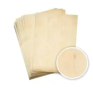 Vintage-Papier Partycards 50 Blatt, Pergamentpapier Optik, A4