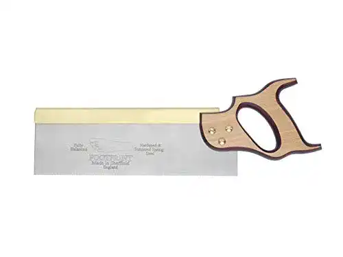 Rückensäge F/PRINT Fußabdruck 256 Messing Rückseite 10 in