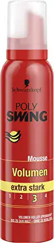 Schaumfestiger Poly Swing Schwarzkopf Volumen, Extra Strong
