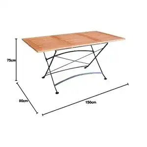 Gartentisch (ausziehbar) Merxx Klapptisch Schlossgarten