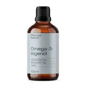 Algenöl effective nature Omega 3 Veganm, reicht 40 Tage, 100 ml