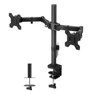 Monitorhalterung (2 Monitore) BONTEC 13-27 Zoll Flach & Curved