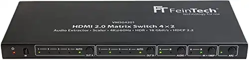 HDMI-Matrix FeinTech VMS04201 HDMI Matrix Switch 4×2