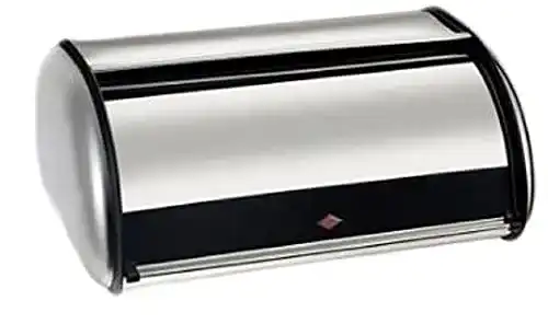 Brotkasten (Edelstahl) WESCO Rollbrotkasten klein 33×13,5×21,5