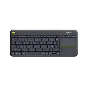 Logitech-Tastatur Logitech K400 Plus Kabellose Touch-TV-Tastatur
