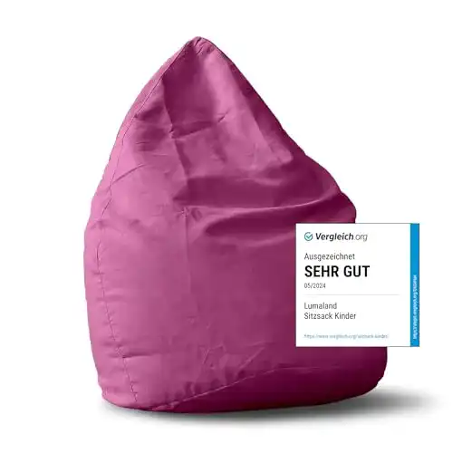 Lumaland-Sitzsack Lumaland Sitzsack Luxury XL Plus 85x65cm