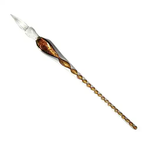Glasfeder NUOLUX Glas Dip Pen Signature Pen Crystal Dip schwarz
