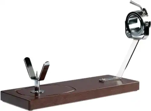 Schinkenhalter Buarfe Jabugo lang, Schinken Rotary, Farbe Tobaco