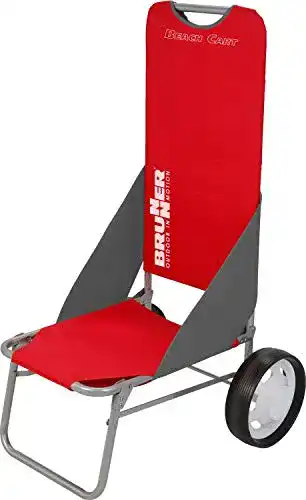 Strandwagen BRUNNER Beach Cart Red, waschbarer Stoff