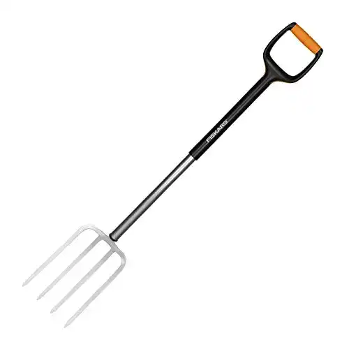 Mistgabel Fiskars Spatengabel mit 4 Zinken, Länge: 108 cm