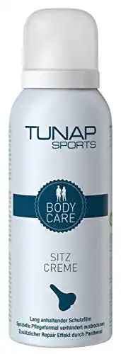 Gesäßcreme TUNAP SPORTS Sitzcreme mit Panthenol, 150 ml
