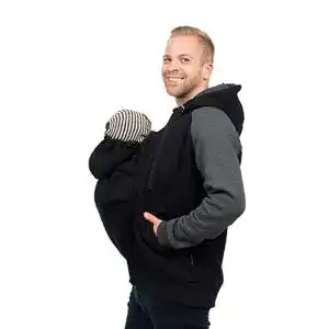Tragejacke Viva la Mama, Papajacke für Babytragen, Quentin