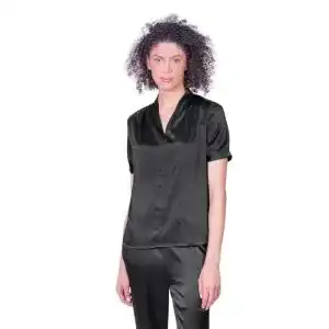 Seidenbluse 1st American Damen T-Shirt aus 100% Reiner Seide