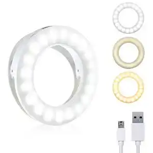 Ringlicht Handy Bonlux Ringlicht LED Handy Lampe USB Selfie