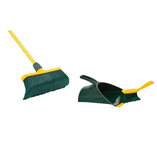 Krallenbesen Novaliv Set 40 cm Kunststoff mit Teleskopstiel