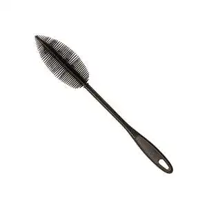 Flaschenbürste Kochblume 22965 (Anthrazit), Silikon, 35×6