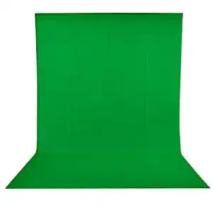 Green-Screen BDDFOTO 1,8 x 2,8m, 100% reine Baumwolle