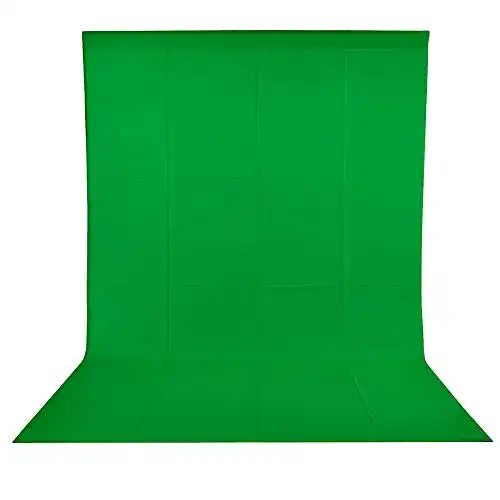 Green-Screen BDDFOTO 1,8 x 2,8m, 100% reine Baumwolle
