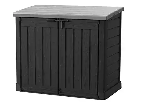Mülltonnenbox Keter Store it out Max mit Gasdruckfeder, wetterfest