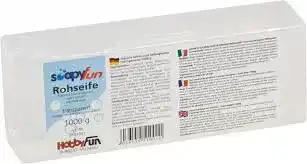 Rohseife Hobbyfun , transparent, 1000 g