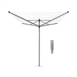 Wäschespinne Brabantia 310928 Lift-O-Matic, Bodenanker, 40 m
