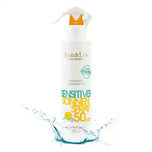 Umweltfreundliche Sonnencreme Jean & Len Sensitiv Sonnenspray
