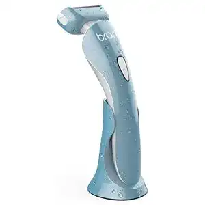 Bikini-Trimmer brori Elektrischer Rasierer Damen, wasserfest, Licht