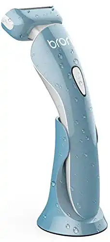Bikini-Trimmer brori Elektrischer Rasierer Damen, wasserfest, Licht