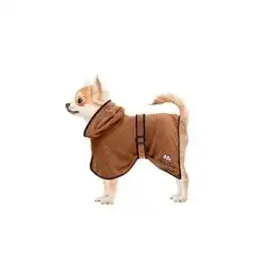 Hundebademantel Bella & Balu aus Mikrofaser + Pfotentuch