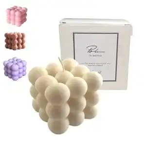 Bubble-Kerze Bloomheim Bubble Candle Duftkerze, Sojawachs