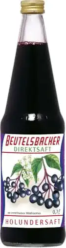 Holundersaft Beutelsbacher naturtrüber Direktsaft (6 x 700 ml)