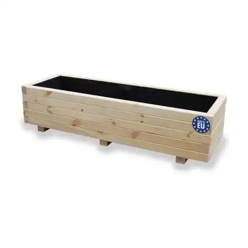 Blumenkasten Holz Alfalux Pflanzkasten Pflanzkübel 120KAN4030
