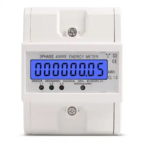 Stromzähler MIRTHBUY Digitaler LCD 3-Phasen-4-Draht Dreh
