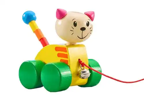 Nachziehspielzeug Selecta 62035 Tinka, Nachzieh Katze, Schiebe