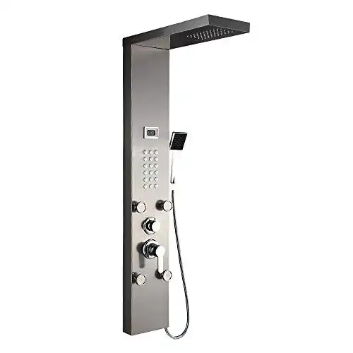 Duschpaneel Auralum Edelstahl 3 Funktionen Duschsäule