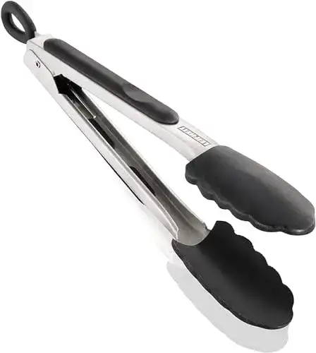 Grillzange Leifheit Küchen-, 23 cm mit Klick-Verschluss, Kochzange