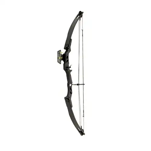 Compoundbogen Hellbow Verbindung 55 lbs und 207 FPS Visier