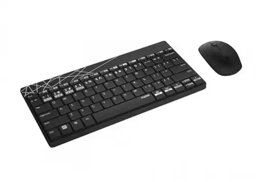 Rapoo-Tastatur Rapoo 8000M kabelloses Deskset, Tastatur u. Maus