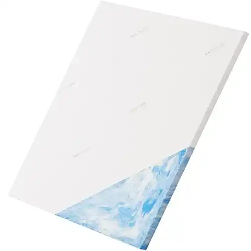 Gelschaum-Topper SW Bedding, 7 cm Bezug Medicare 80 x 200 cm
