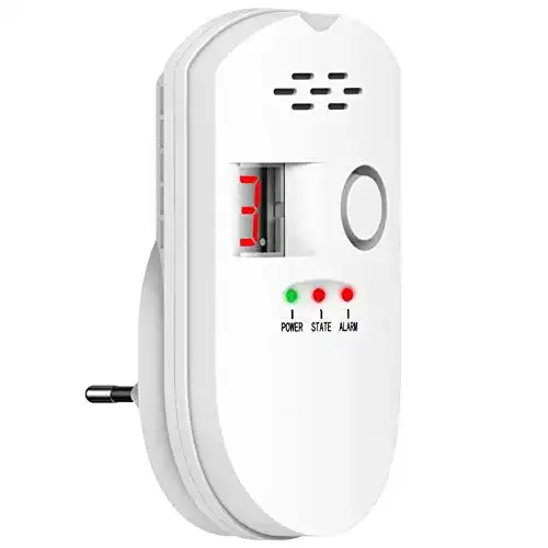 Gasmelder U UZOPI 85 dB Stadtgas Erdgas Flüssiggas Propan LPG