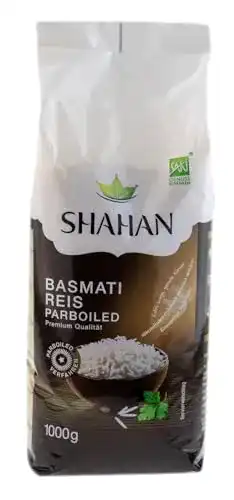 Parboiled-Reis Shahan Parboiled Basmati-Reis 1000 Gramm