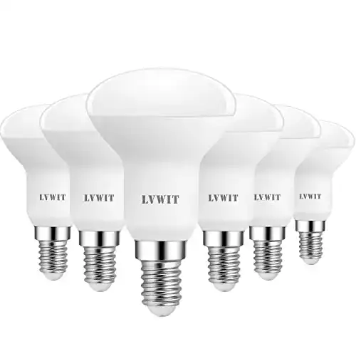 LED-E14-Kaltweiß LVWIT E14 LED Lampe Kaltweiss 7.2W, Reflektor