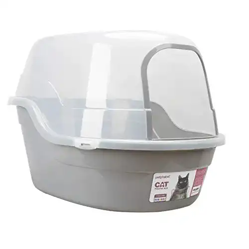 Katzenklo XXL petphabet XXL Katzentoilette mit Abdeckung