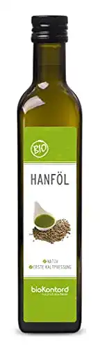 Hanföl bioKontor BIO 500ml I 100 % rein – nativ und kaltgepresst
