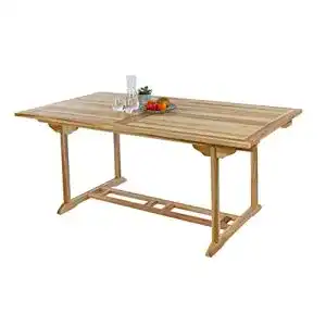 Gartentisch (Holz) SAM Gartentisch Kuba, Ausziehtisch, Teak-Holz