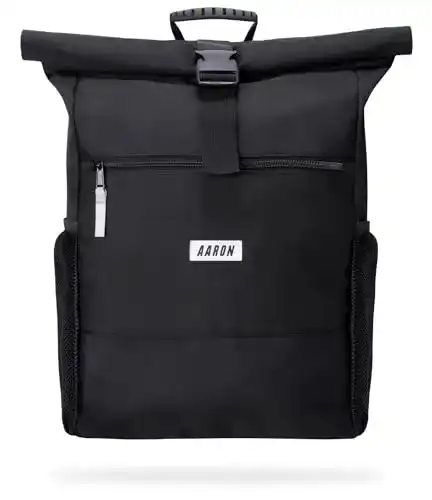 Leichter Rucksack AARON Rolltop Rucksack Damen und Herren