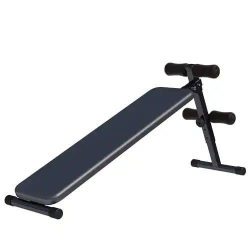 Bauchtrainer GORILLA SPORTS ® Sit Up Bank – klappbar, 3-Fach