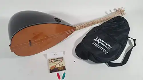 Saz Sansar Baglama Kisa Sap – Komposit – Set inkl. Tasche